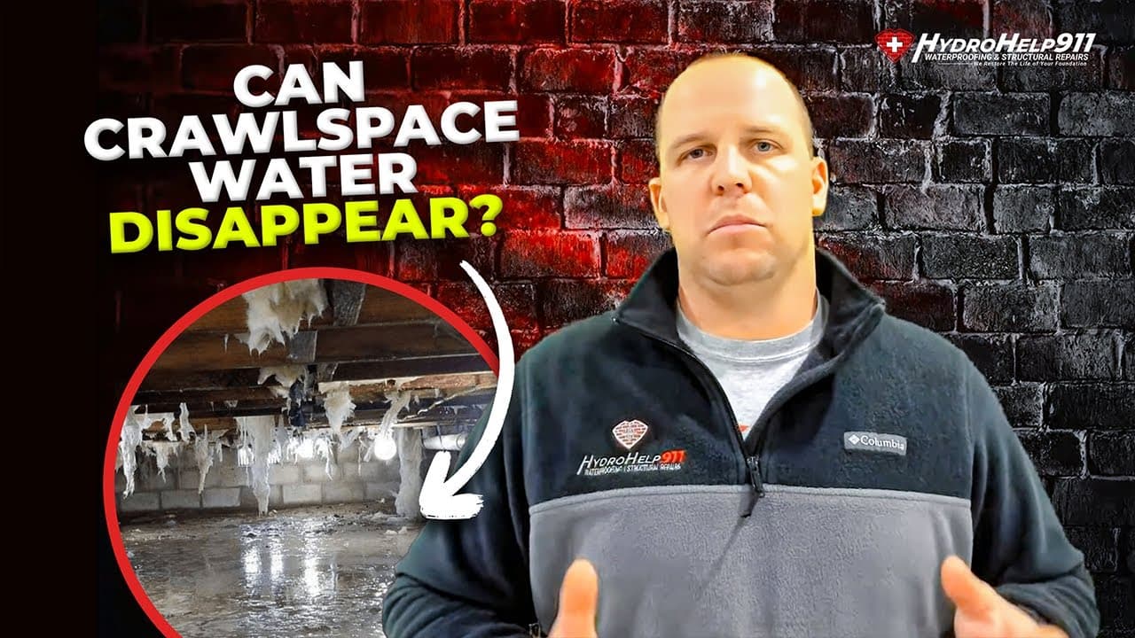 Will Standing Water in a Crawl Space Go Away on Its Own?. Video preview.