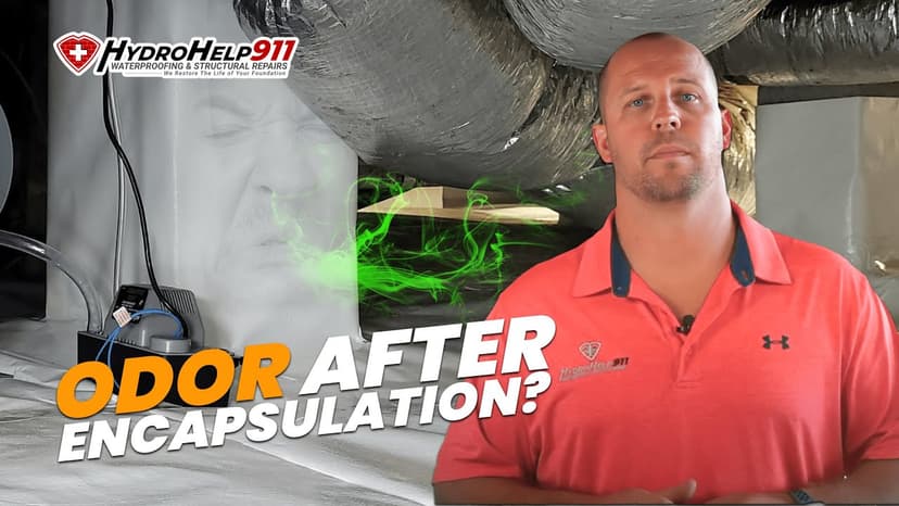 Odors After a Crawl Space Encapsulation. Video preview.