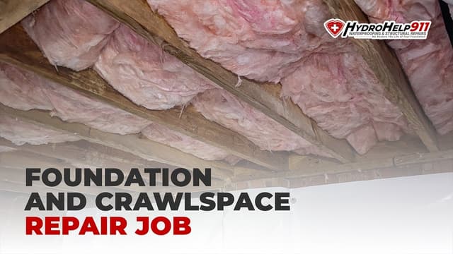 Foundation and Crawl Space Repair in Huntersville, NC: a Case Study. Video preview.