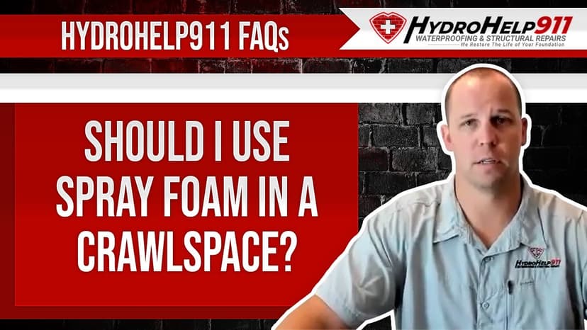Should Spray Foam Be Used in a Crawl Space?. Video preview.