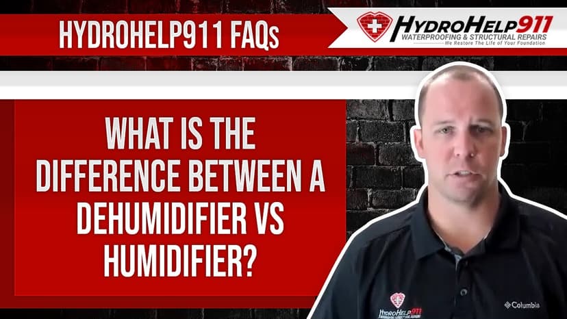 The Difference Between a Dehumidifier and a Humidifier. Video preview.
