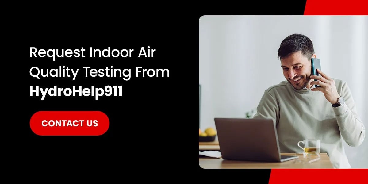 CTA request indoor air quality testing from hydrohelp911