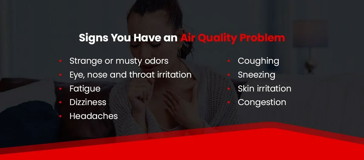 signs you have an air quality problem