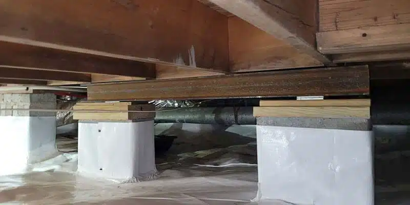 how to fix sloping floors