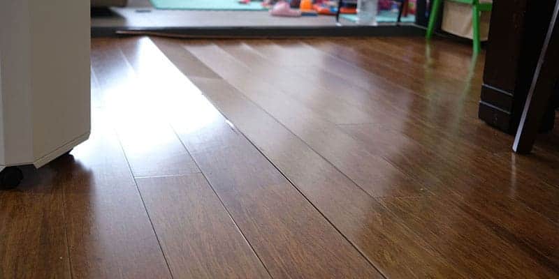 floor feels uneven when walking