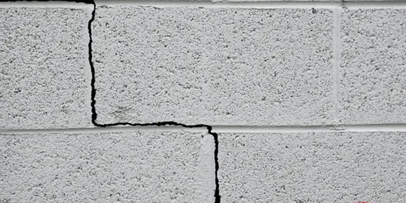Stair Step Cracks